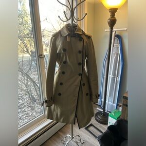 Charming Charlie Women's Tan Trench Coat